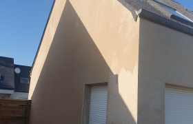 Nettoyage 1 pignon 2 façade 1 carré de cheminée et la toiture